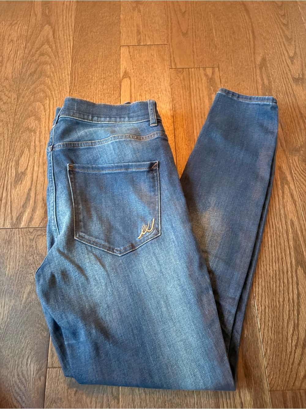Express Women's Medium Blue Skinny Jeans